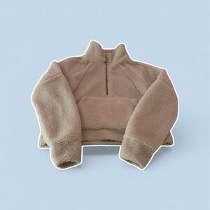 Lululemon Women's XS/S Oversized Sherpa Funnel Neck Half Zip